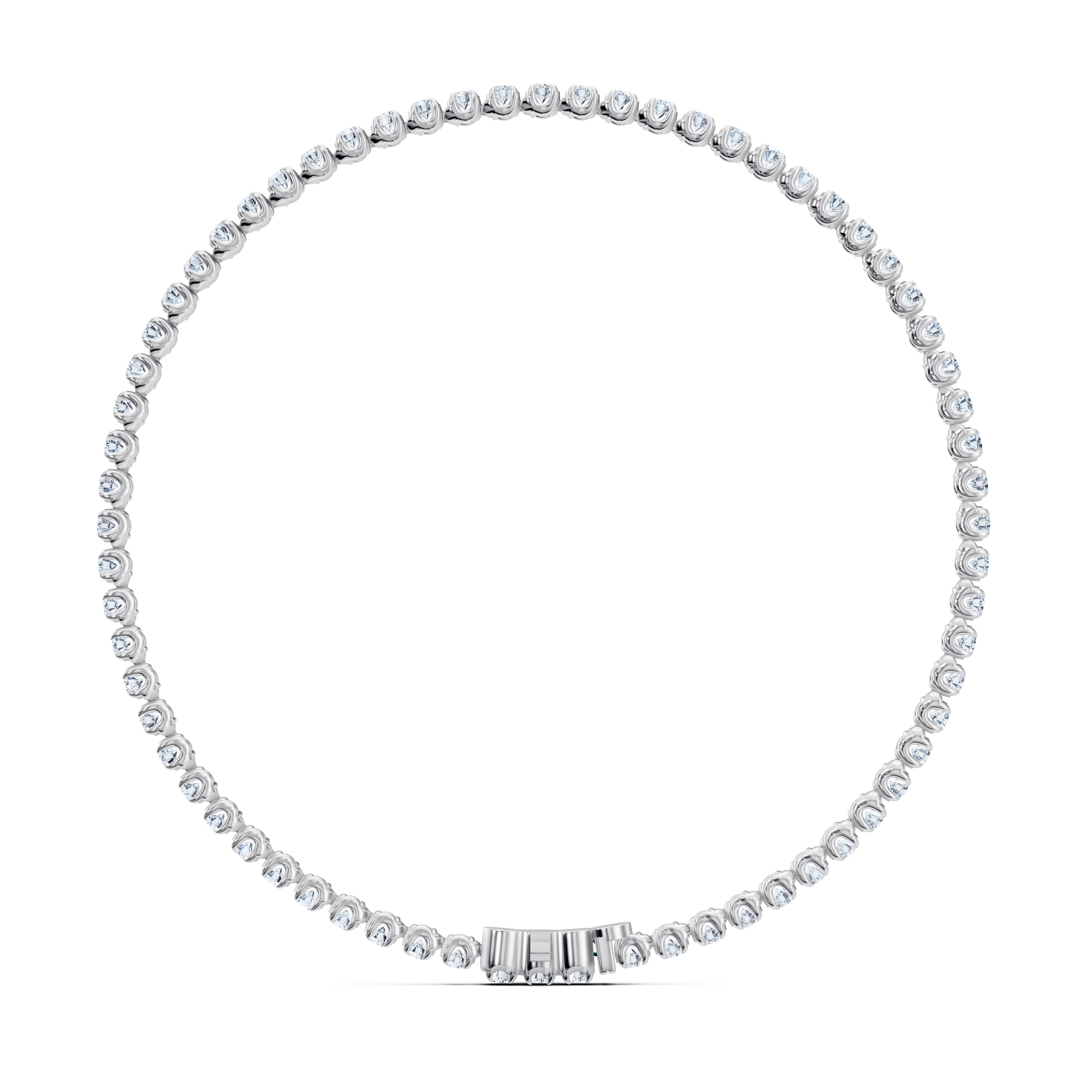14K White Gold U-Prong Lab Diamond Tennis Bracelet (2.00 ct. tw.) - 7 In.