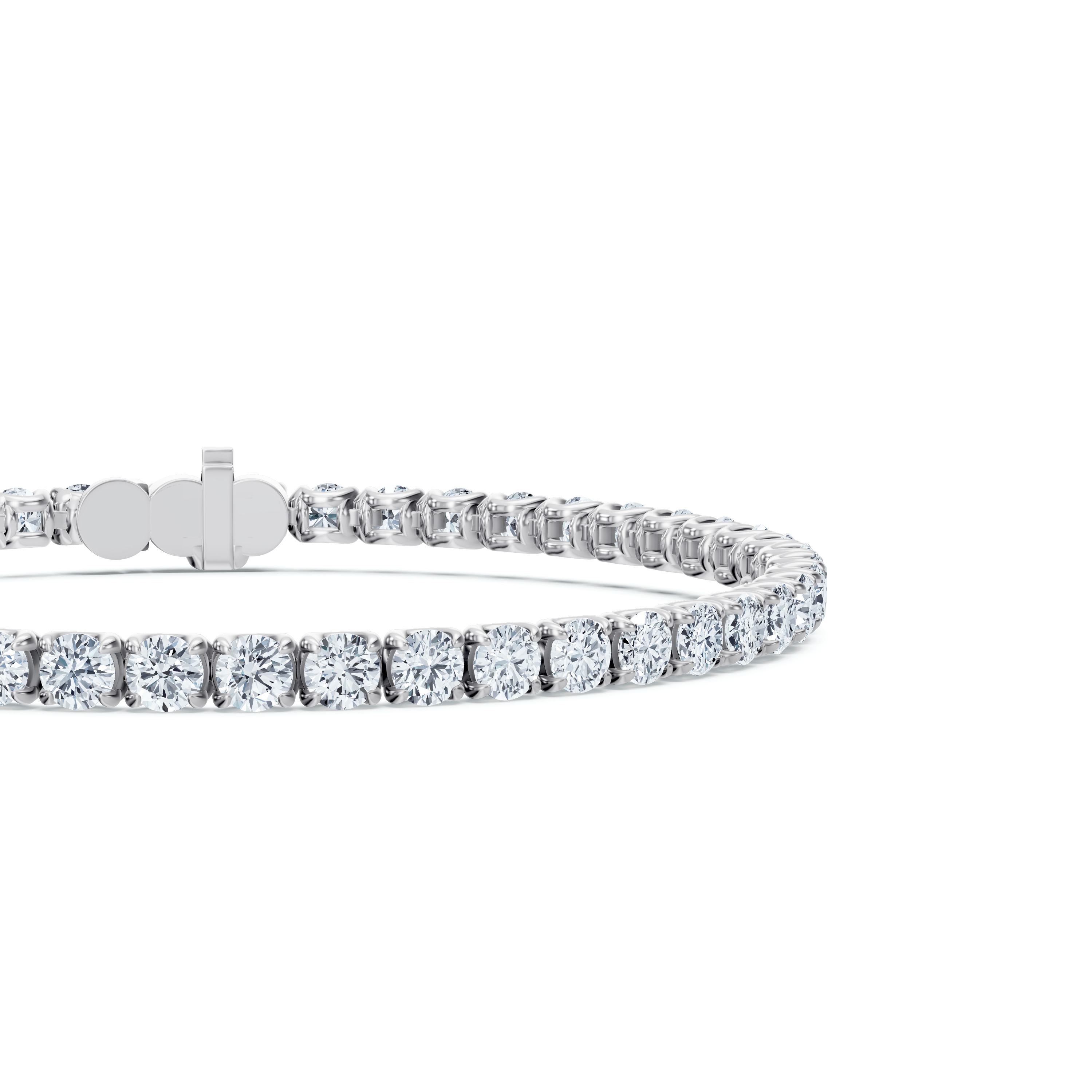 14K White Gold U-Prong Lab Diamond Tennis Bracelet (8.00 ct. tw.) - 8 In.