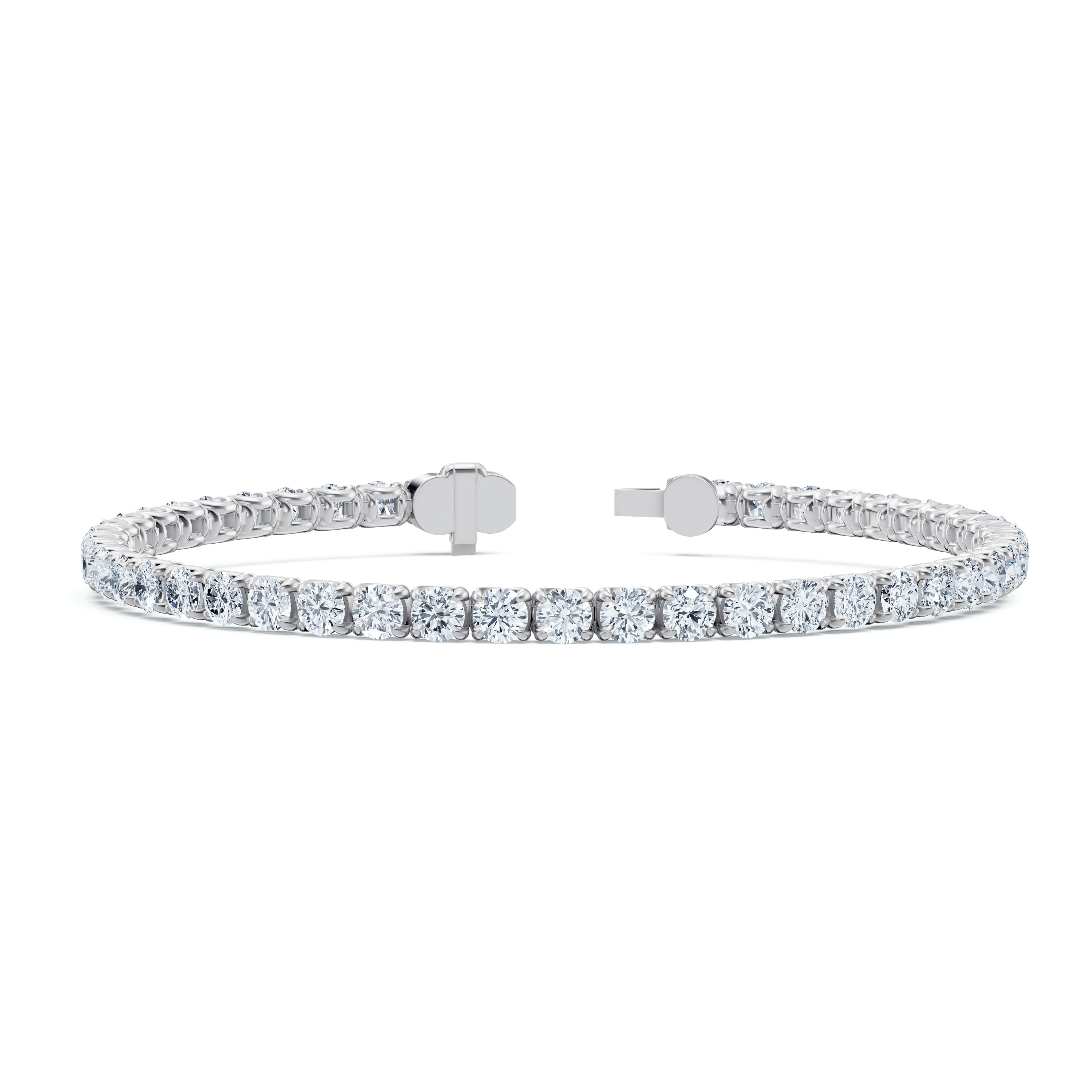 14K White Gold U-Prong Lab Diamond Tennis Bracelet (8.00 ct. tw.) - 8 In.