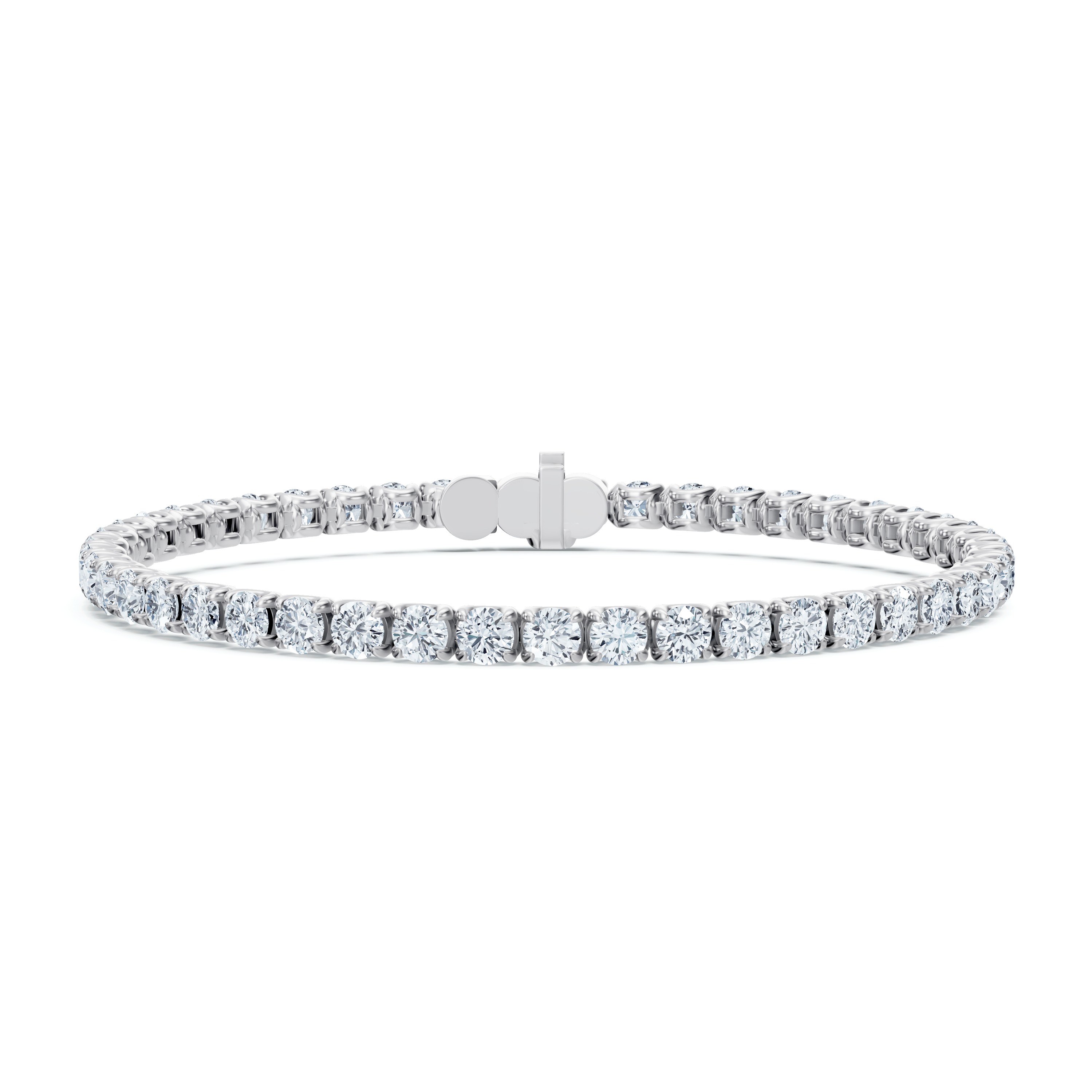 14K White Gold U-Prong Lab Diamond Tennis Bracelet (8.50 ct. tw.) - 8.5 In.