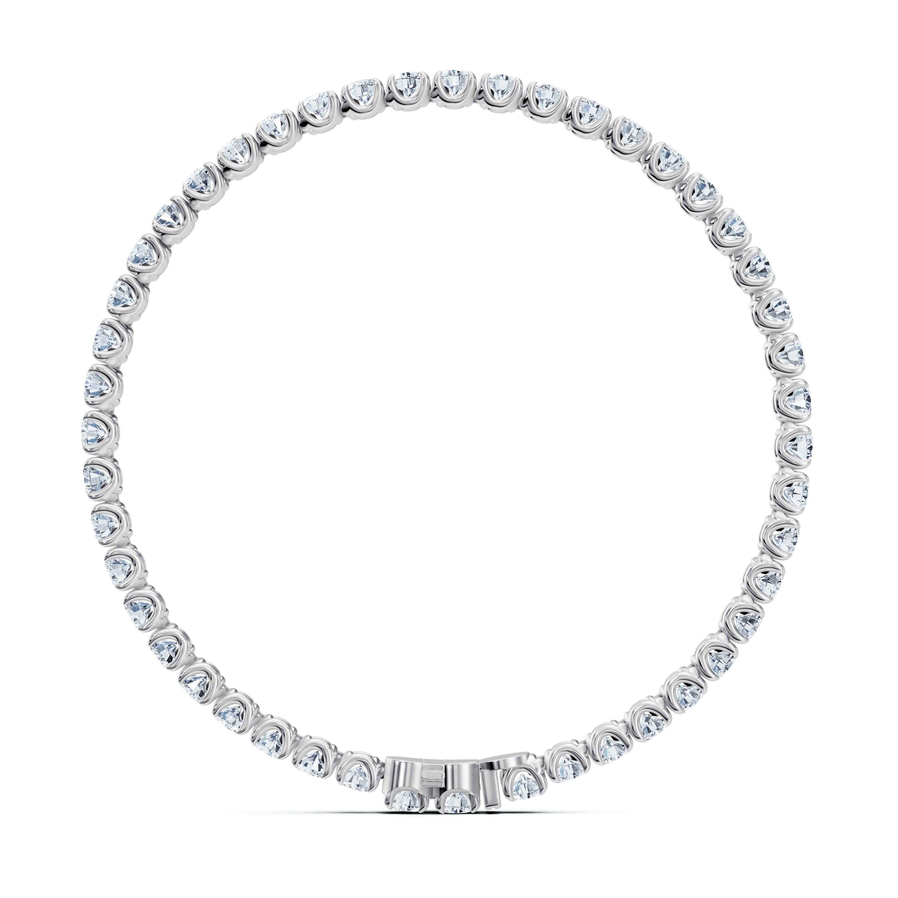 14K White Gold U-Prong Lab Diamond Tennis Bracelet (8.50 ct. tw.) - 8.5 In.