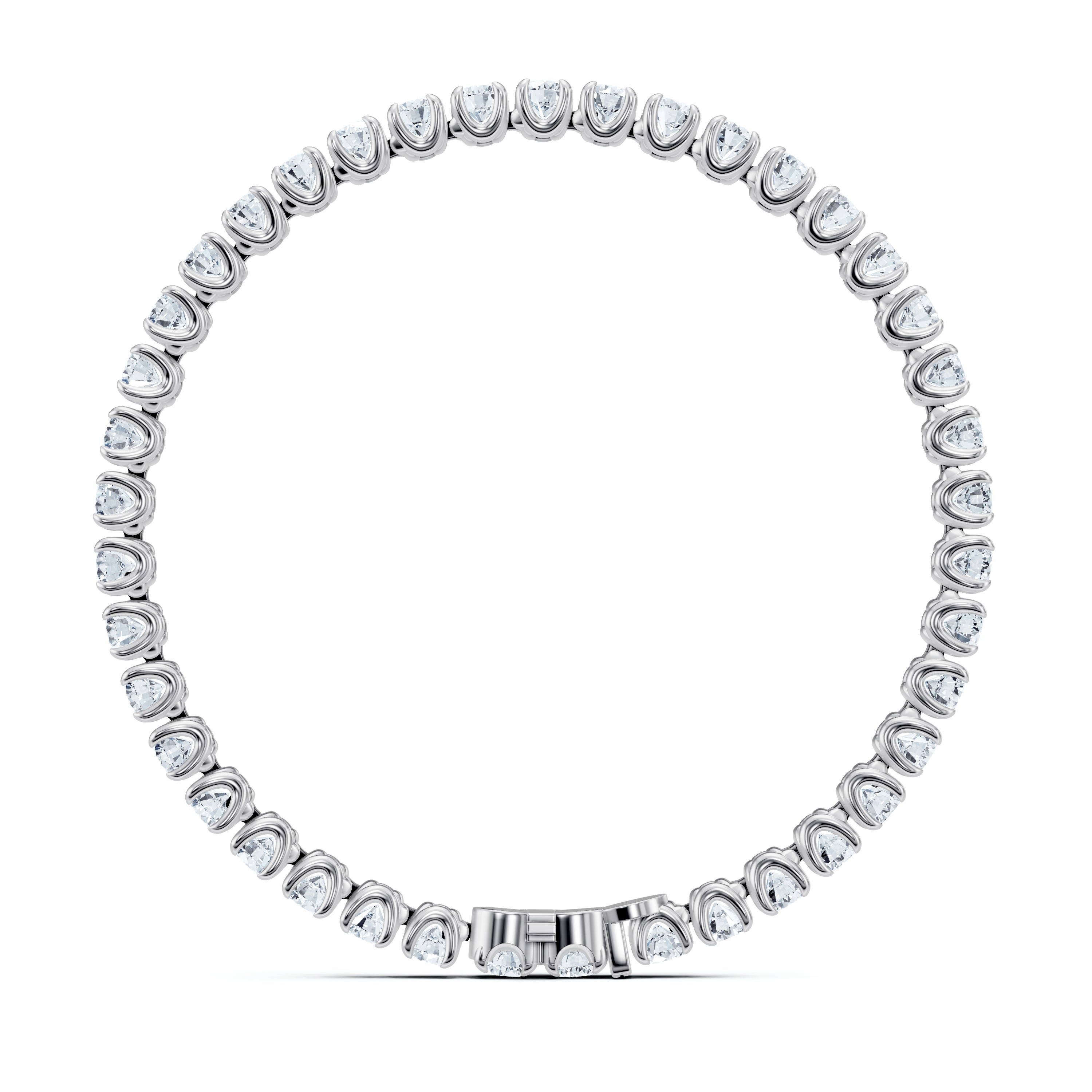 14K White Gold U-Prong Lab Diamond Tennis Bracelet (11.80 ct. tw.) - 8 In.