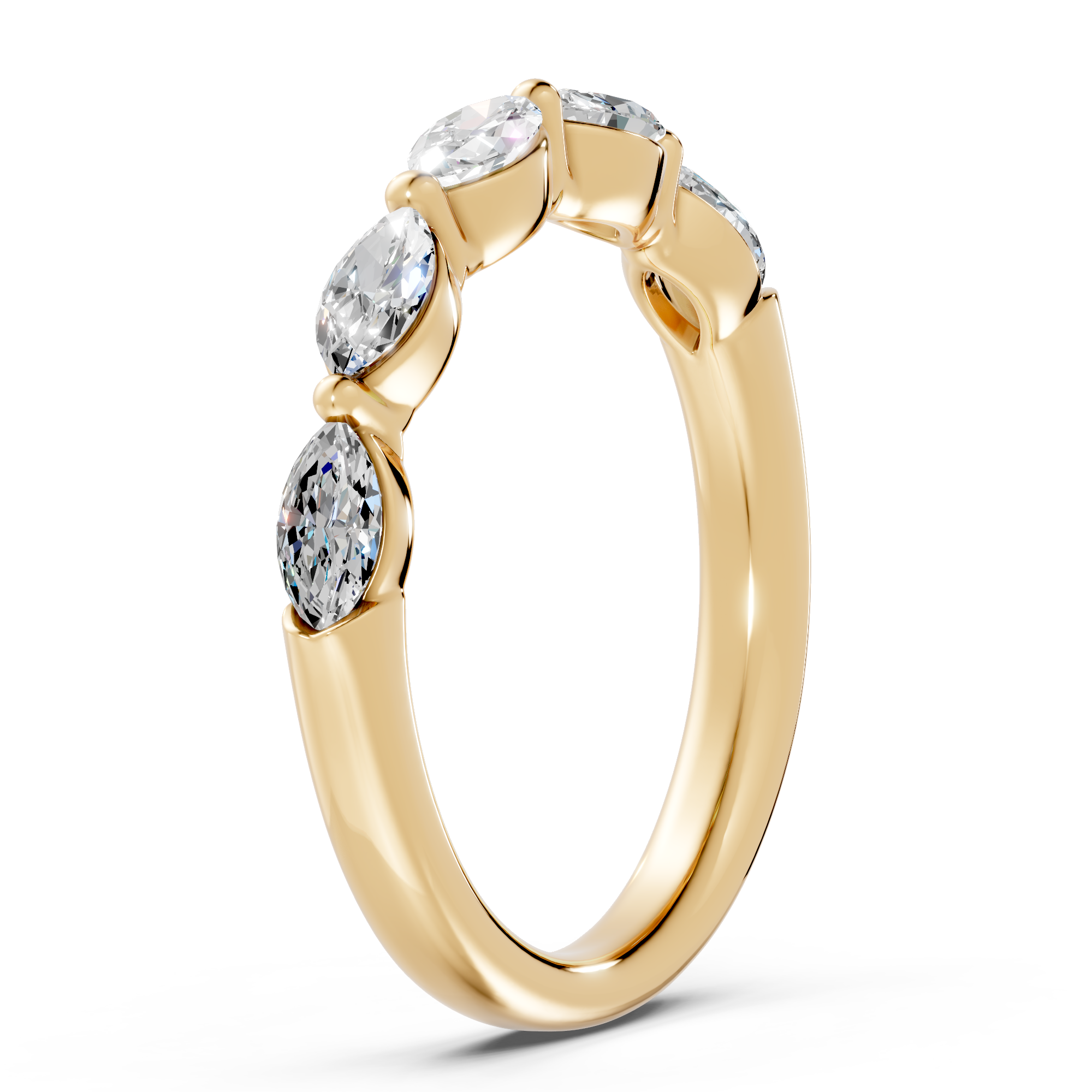 Marquise Five-Stone Lab Diamond Band (0.50 ct tw)