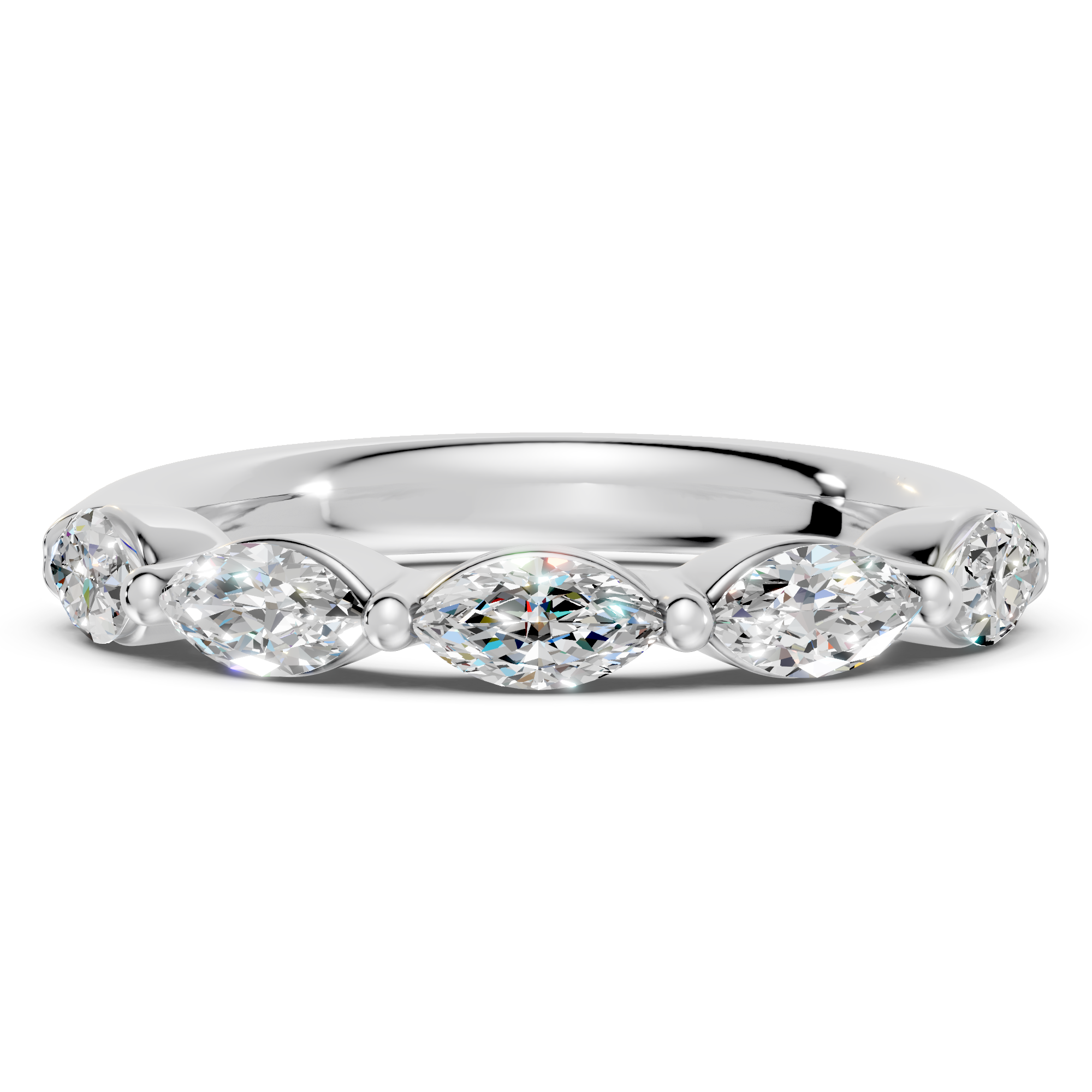Marquise Five-Stone Lab Diamond Band (1.25 ct tw)