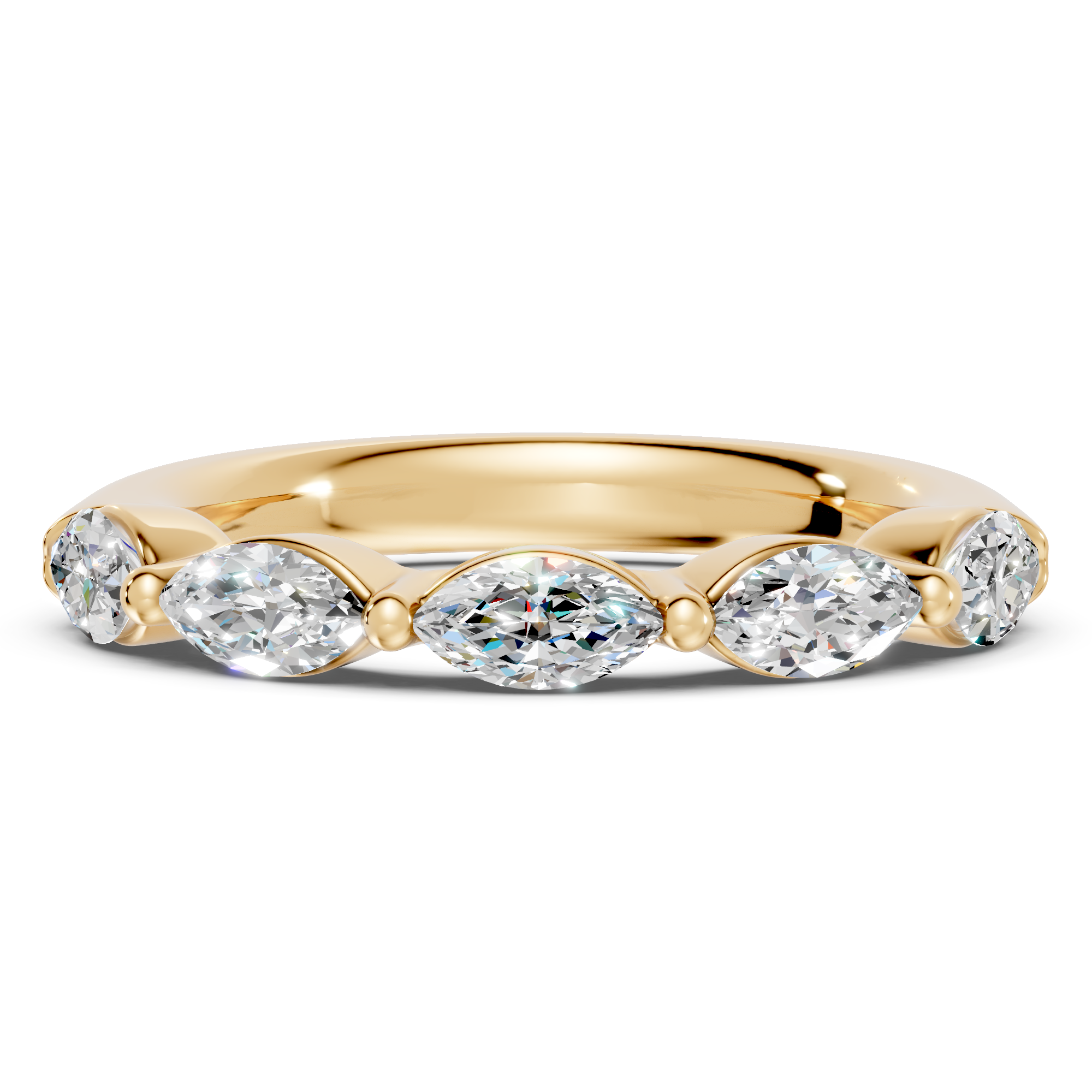 Marquise Five-Stone Lab Diamond Band (1.25 ct tw)